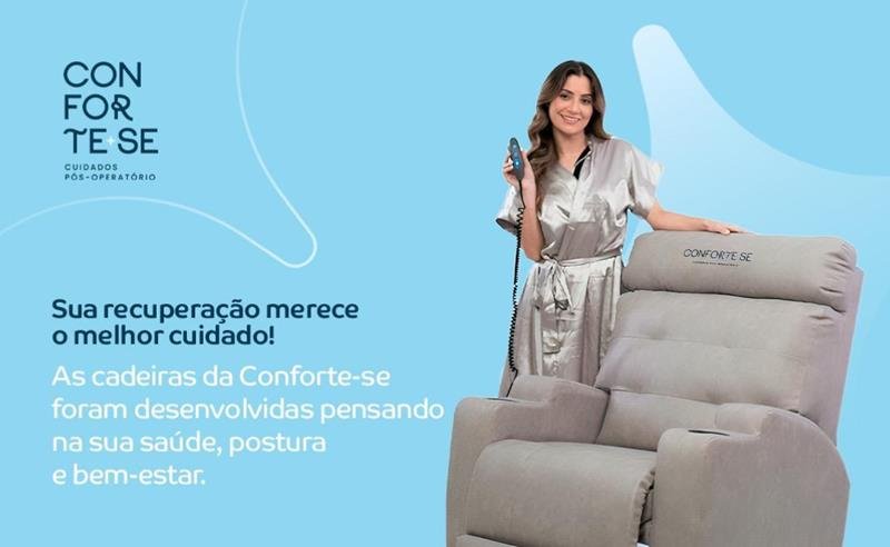 Poltronas para locação de pós operatório em Criciúma: conforto e cuidado da Conforte-se