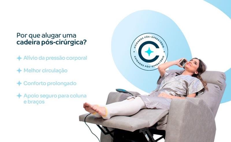 Locação de poltronas para pós operatório em Juiz de Fora amplia cuidados no período pós-cirúrgico