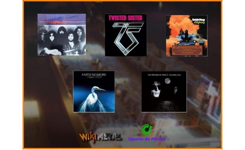 Álbuns do Deep Purple, Twisted Sister, Uriah Heep e mais são disponibilizados em CD