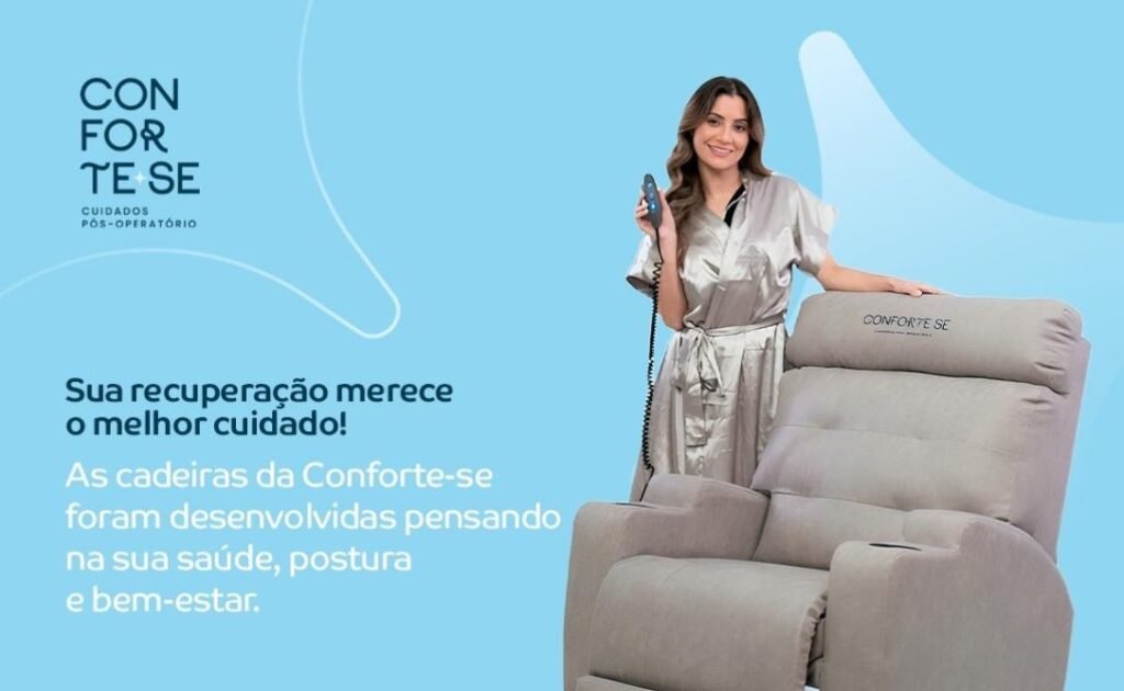 Conforte-se Betim: Locação de poltronas hospitalares humaniza recuperação pós-cirúrgica na região